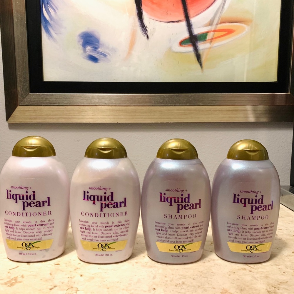 OGX Liquid Pearl Shampoo and Conditioner